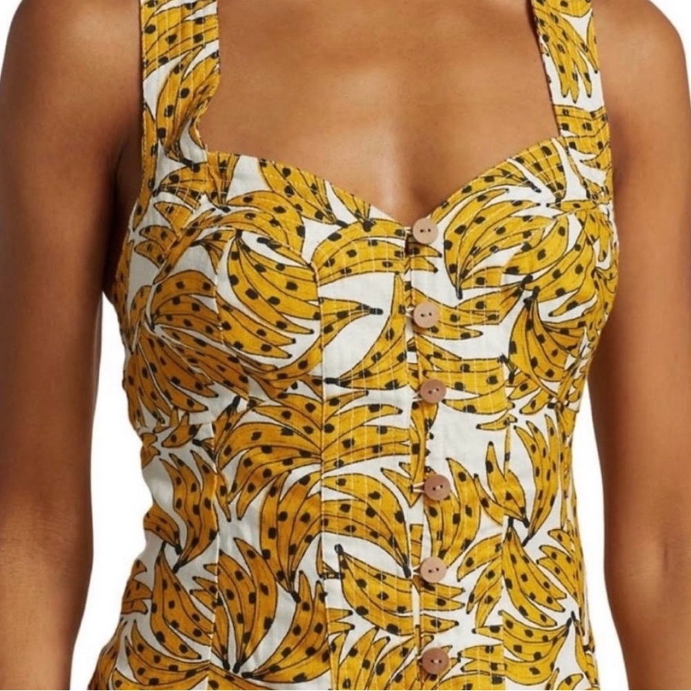 Farm Rio Linen Banana Dress (S)